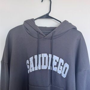 SAN DIEGO Charcoal Hoodie